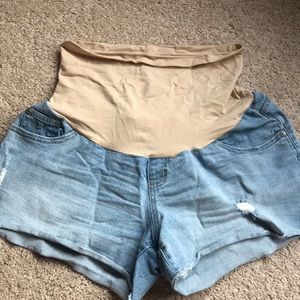 Maternity Jean Shorts